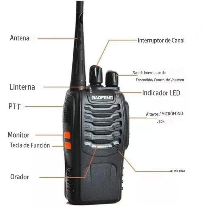 RADIO 888S BAOFENG WalkieTalkie