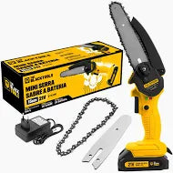 Mini motosierra inalámbrica recargable
